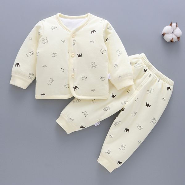 thickened pure warm suit autumn and winter 0-march 6 newborn clothes baby cotton jacket, White
thickened pure warm suit autumn and winter 0-march 6 newborn clothes baby cotton jacket, White