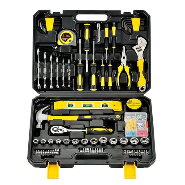 108pcs socket wrench tools key hand tool set spanner wrench socket hand tools wrenches garage car wrenchs repair kit