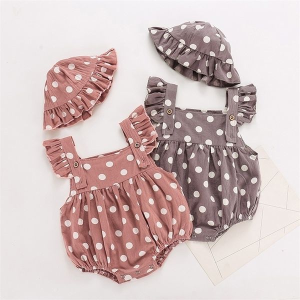 cute infant baby girls sleeveless ruffles dot print pp romper body clothes+hat short jumpsuit infant clothes outfits 3m-18m y200320, Blue
cute infant baby girls sleeveless ruffles dot print pp romper body clothes+hat short jumpsuit infant clothes outfits 3m-18m y200320, Blue