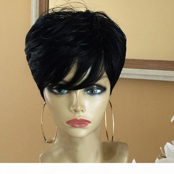 short pixie lace wigs pixie cut wig straight brazilian remy hair 150% density lace front human hair wigs for women, Black;brown
short pixie lace wigs pixie cut wig straight brazilian remy hair 150% density lace front human hair wigs for women, Black;brown