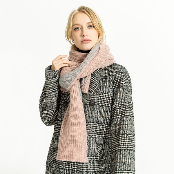 korean fashion wool scarf color contrast gradient women's warm neck versatile student couple scarf, Blue;gray
korean fashion wool scarf color contrast gradient women's warm neck versatile student couple scarf, Blue;gray