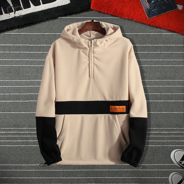 fashion fleece men hoodies warm hip hop casual sweatshirt streetwear mens thick parchwork hoodie pullover harajuku male oversize 201113, Black
fashion fleece men hoodies warm hip hop casual sweatshirt streetwear mens thick parchwork hoodie pullover harajuku male oversize 201113, Black