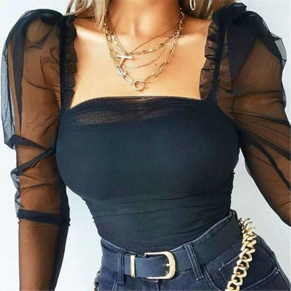 women see through blouses sheer mesh blouse puff long sleeve shirt puff sleeve drop shipping good quality, White
women see through blouses sheer mesh blouse puff long sleeve shirt puff sleeve drop shipping good quality, White