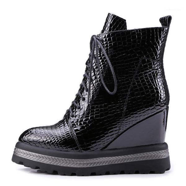 boots dropship cow leather fashion ankle woman shoes lace up wedge 9cm high heels boot female woman1, Black
boots dropship cow leather fashion ankle woman shoes lace up wedge 9cm high heels boot female woman1, Black