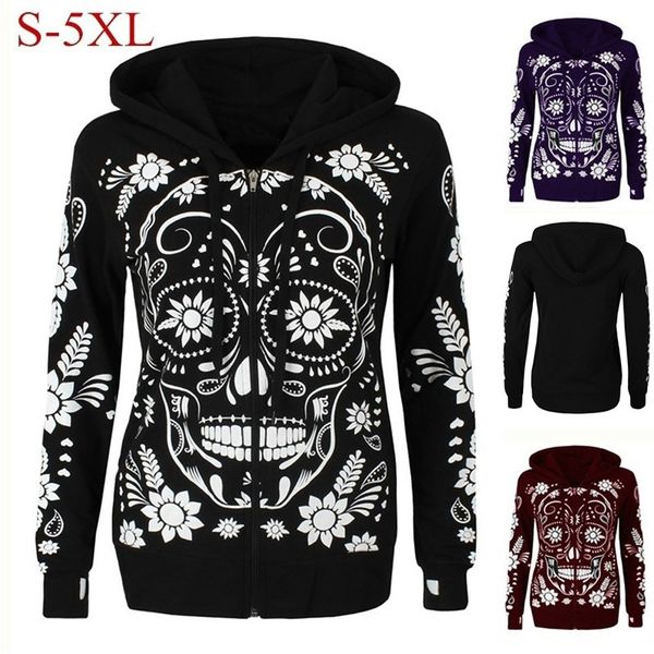 plus size women hoodies long sleeve skull printed hooded sweatshirt pullover blouse fashion streetwear hoodie women z0807 y200610, Black
plus size women hoodies long sleeve skull printed hooded sweatshirt pullover blouse fashion streetwear hoodie women z0807 y200610, Black