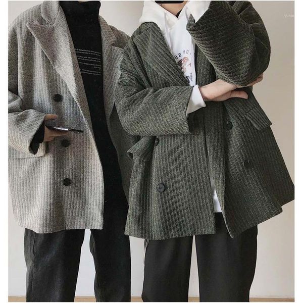men's suit new fall 2019 slim couple solid color long sleeve suit jacket loose casual lapel personality youth men's wear1, White;black
men's suit new fall 2019 slim couple solid color long sleeve suit jacket loose casual lapel personality youth men's wear1, White;black