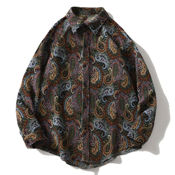 2021 new hip hop retro ethnic embroidery long sleeve shirts mens harajuku national style knitted streetwear snap button shirt qlq8, White
2021 new hip hop retro ethnic embroidery long sleeve shirts mens harajuku national style knitted streetwear snap button shirt qlq8, White