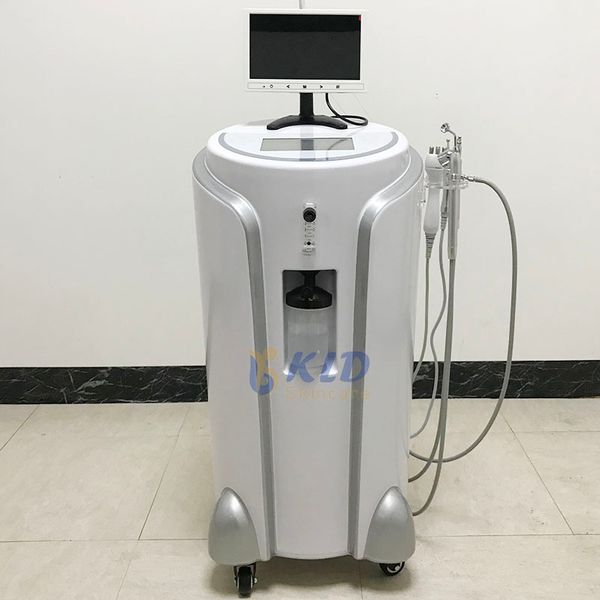 7in1 oxygen facial mask oxygen jet system oxygen dome spa use salon use vacuum sucking pen bio skin lift water skin peeling, Black;white
7in1 oxygen facial mask oxygen jet system oxygen dome spa use salon use vacuum sucking pen bio skin lift water skin peeling, Black;white