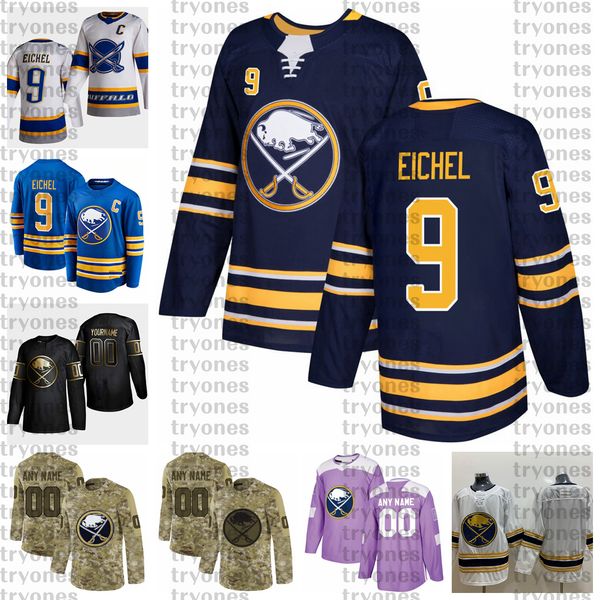 2021 reverse retro customize #9 jack eichel buffalo sabres jerseys golden edition camo veterans day fights cancer hockey jersey, Black;red
2021 reverse retro customize #9 jack eichel buffalo sabres jerseys golden edition camo veterans day fights cancer hockey jersey, Black;red