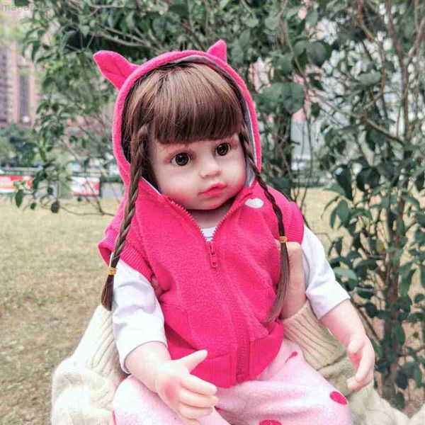 real 22 inch brown eyed baby dolls, newborn sile filled toys with very soft whole body
real 22 inch brown eyed baby dolls, newborn sile filled toys with very soft whole body