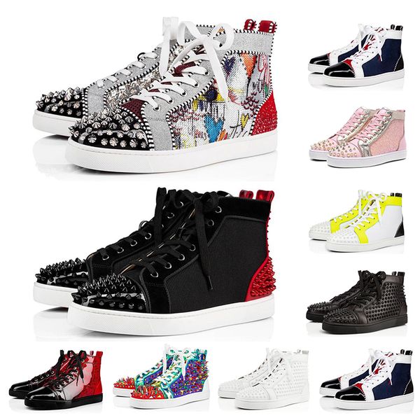 2020 red bottom spikes casual shoes for men women red black white platforms sneakers mens trainers size 36-46
2020 red bottom spikes casual shoes for men women red black white platforms sneakers mens trainers size 36-46