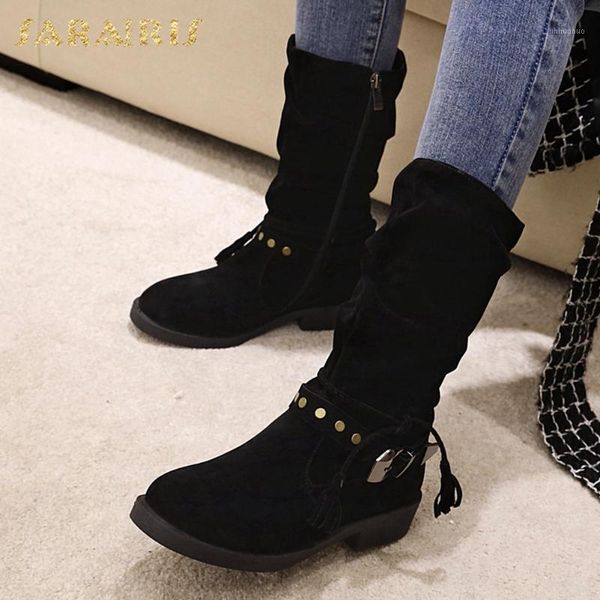 boots sarairis 2021 big size 45 vintage classic fashion cosy mid-calf female winter shoes woman1, Black
boots sarairis 2021 big size 45 vintage classic fashion cosy mid-calf female winter shoes woman1, Black