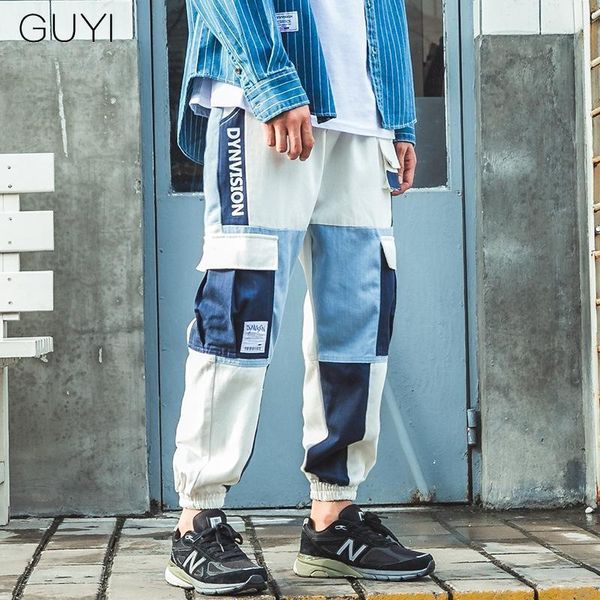 sweatpants patchwork letter contrast color pockets cargo pants for men trousers joggers male fashion casual hip hop streetwear1, Black
sweatpants patchwork letter contrast color pockets cargo pants for men trousers joggers male fashion casual hip hop streetwear1, Black