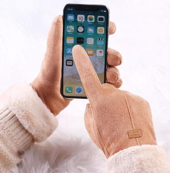 suede winter biking gloves female winter biking touch screen points five-finger warmth plus velvet thick cold-proof gloves1, Blue;gray
suede winter biking gloves female winter biking touch screen points five-finger warmth plus velvet thick cold-proof gloves1, Blue;gray