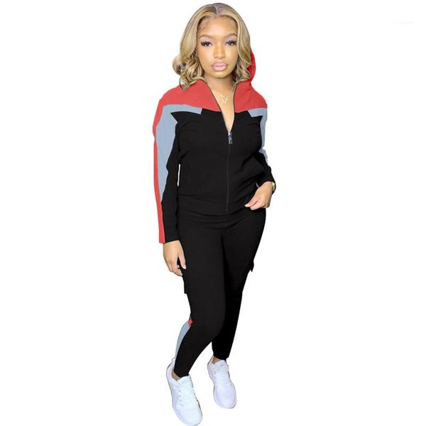 piece set casual panelled designer ladies tracksuits fashion contrast color two piece pants hooded womens two, White
piece set casual panelled designer ladies tracksuits fashion contrast color two piece pants hooded womens two, White