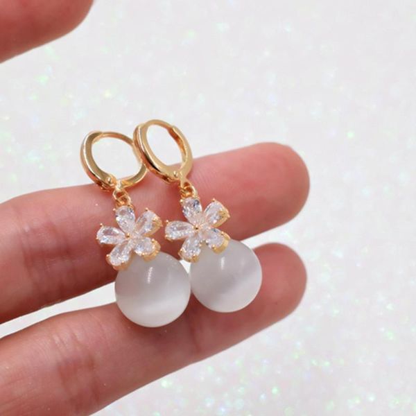 korea fashion opal crystal flower pendant hoop earrings women exquisite luxury statement earrings an anniversary gift for girls, Golden;silver
korea fashion opal crystal flower pendant hoop earrings women exquisite luxury statement earrings an anniversary gift for girls, Golden;silver