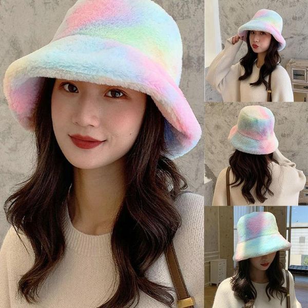winter bucket hat artificial faux fur rainbow plush lady hat cap soft outdoor fisherman warm panama vacation bucket win m7f2, Blue;gray
winter bucket hat artificial faux fur rainbow plush lady hat cap soft outdoor fisherman warm panama vacation bucket win m7f2, Blue;gray