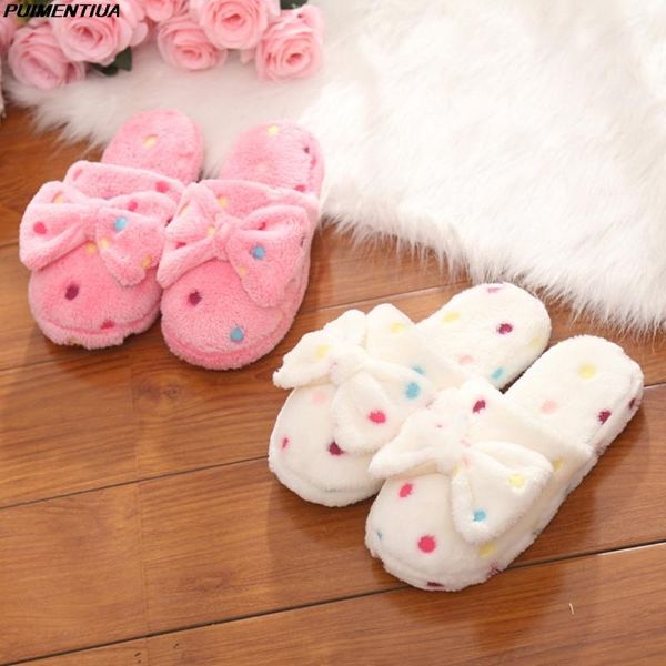slippers puimentiua warm bow autumn winter women home wear sandals flats plus size comfortable platform shoes for, Black
slippers puimentiua warm bow autumn winter women home wear sandals flats plus size comfortable platform shoes for, Black