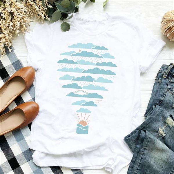 women t shirt watercolour fruit print tshirt women short sleeve o neck loose t-shirt ladies summer causal tee shirt clothes, White
women t shirt watercolour fruit print tshirt women short sleeve o neck loose t-shirt ladies summer causal tee shirt clothes, White