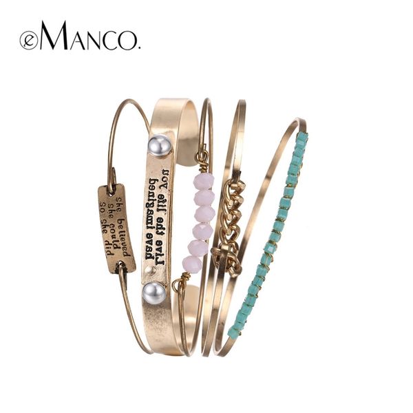 emanco wholesale trendy ethnic multi layer bangles statement id bracelets & bangles for women pink crystal separable jewelry y200323, Golden;silver
emanco wholesale trendy ethnic multi layer bangles statement id bracelets & bangles for women pink crystal separable jewelry y200323, Golden;silver