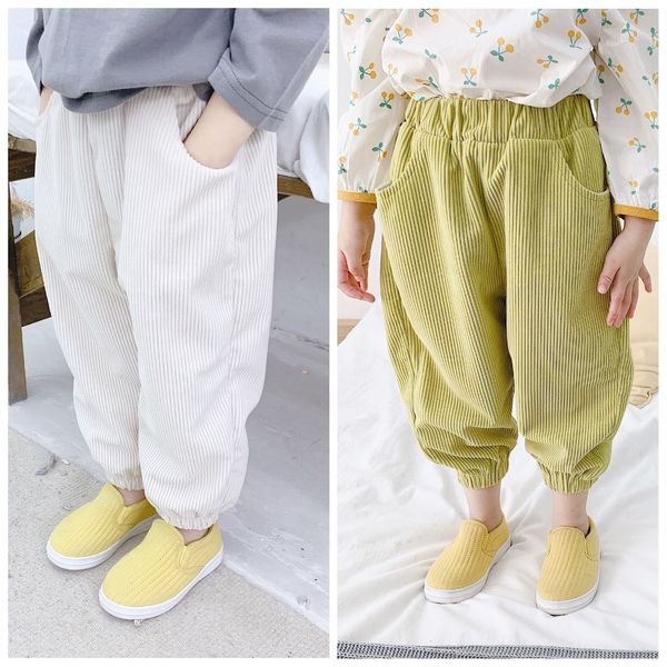 spring autumn kids corduroy casual ankle-length pants boys girls solid color ankle-tied trousers lj201127, Blue
spring autumn kids corduroy casual ankle-length pants boys girls solid color ankle-tied trousers lj201127, Blue