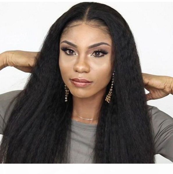malaysian lace front human hair wigs with baby hair kinky straight virgin hair glueless full lace wigs coarse yaki wigs, Black;brown 
malaysian lace front human hair wigs with baby hair kinky straight virgin hair glueless full lace wigs coarse yaki wigs, Black;brown