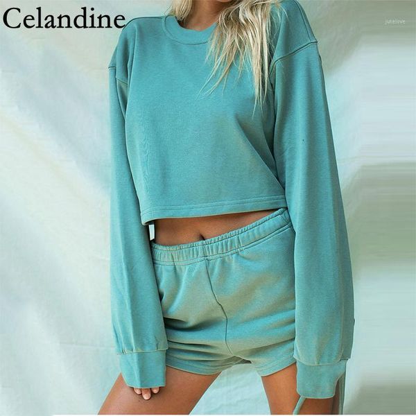 celandine loose casual o neck two piece sets women long sleeve crop and drawstring shorts autumn 2020 tracksuits outfits1, Gray
celandine loose casual o neck two piece sets women long sleeve crop and drawstring shorts autumn 2020 tracksuits outfits1, Gray