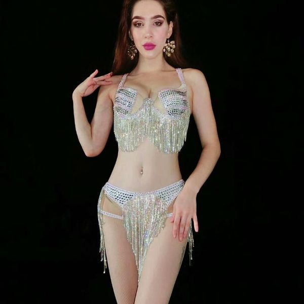 stage wear shiny rhinestone tassel bikini women party costumes bra short set silver bikinis bling dance nightclub, Black;red
stage wear shiny rhinestone tassel bikini women party costumes bra short set silver bikinis bling dance nightclub, Black;red