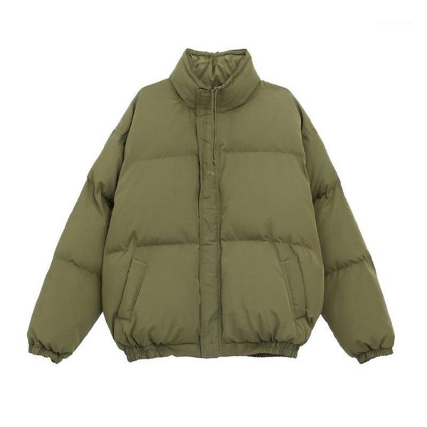 2020 winter new double line cotton jacket winter thick warm high street loose stand-up collar down padded reflective jacket1, Black
2020 winter new double line cotton jacket winter thick warm high street loose stand-up collar down padded reflective jacket1, Black