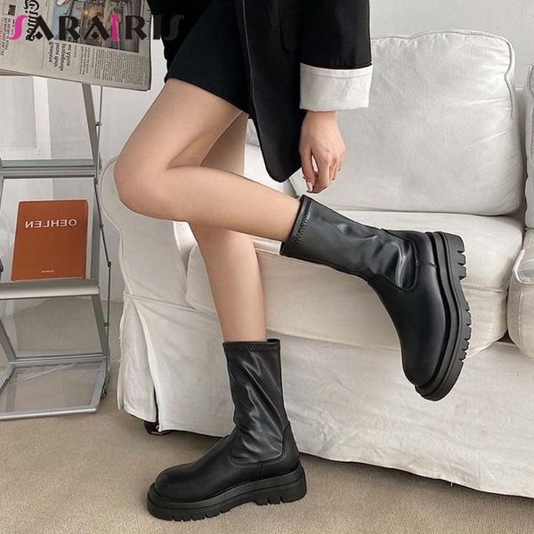 boots sarairis fashion female slim trendy autumn casual women platform chunky heels shoes woman, Black
boots sarairis fashion female slim trendy autumn casual women platform chunky heels shoes woman, Black