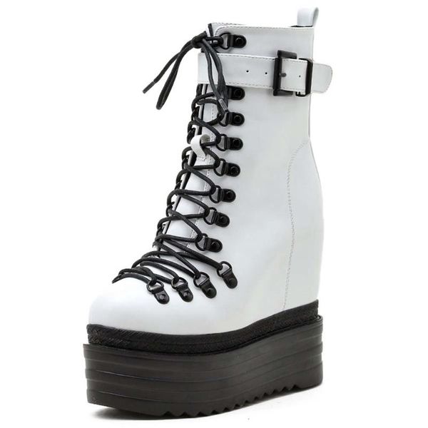 boots bonjomarisa female solid zipper cross tied platform ankle women thick bottom increasing height winter shoes woman, Black
boots bonjomarisa female solid zipper cross tied platform ankle women thick bottom increasing height winter shoes woman, Black