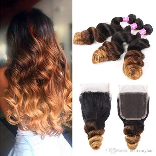 brazilian 1b 4 30 loose wave virgin hair extention bundles with closure ombre three tone human hair 3 bundles with 4*4 lace closure, Black;brown
brazilian 1b 4 30 loose wave virgin hair extention bundles with closure ombre three tone human hair 3 bundles with 4*4 lace closure, Black;brown