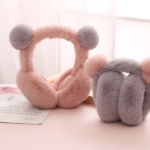 2021 latest cover female winter korean protection cute cartoon wrap ear warm folding thick plush earmuff new 
2021 latest cover female winter korean protection cute cartoon wrap ear warm folding thick plush earmuff new