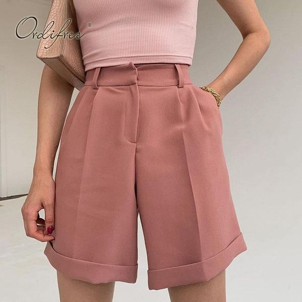 ordi2020 summer high waist women shorts elegant women loose fashion shorts streetwear solid casual, White;black
ordi2020 summer high waist women shorts elegant women loose fashion shorts streetwear solid casual, White;black