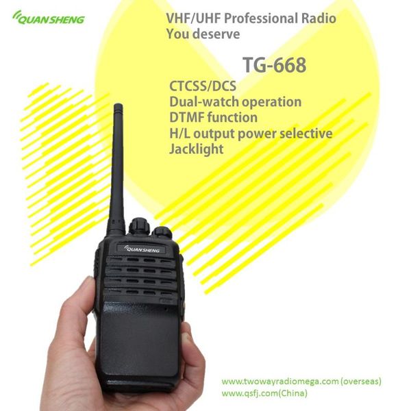 walkie talkie quansheng talkies uhf/vhf tg-668 two way radio battery rechargeable wireless portable communicador intercom walkies
walkie talkie quansheng talkies uhf/vhf tg-668 two way radio battery rechargeable wireless portable communicador intercom walkies