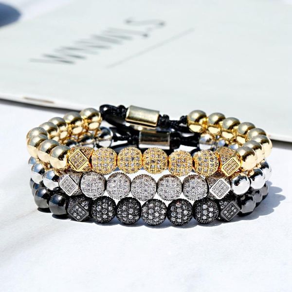 gold luxury cz ball charm bracelet homme classic copper beads macrame men bracelets&bangles fashion jewelry accessories, Black
gold luxury cz ball charm bracelet homme classic copper beads macrame men bracelets&bangles fashion jewelry accessories, Black