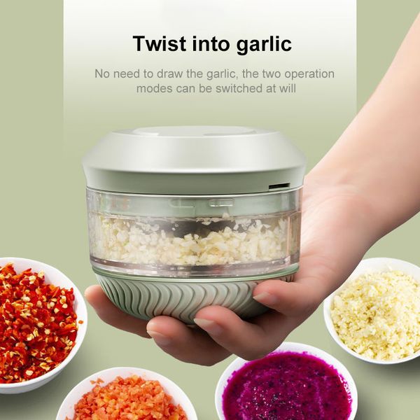 Mini Manual Blade Garlic Chopper Crusher Multifunction Spin Food Grinder Mincer Shredder For Fruit Vegetable Kitchen Tools
Mini Manual Blade Garlic Chopper Crusher Multifunction Spin Food Grinder Mincer Shredder For Fruit Vegetable Kitchen Tools