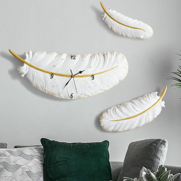 wall clocks resin feather clock silent modern design wedding office decoration living room creative watch home decor zm1106
wall clocks resin feather clock silent modern design wedding office decoration living room creative watch home decor zm1106