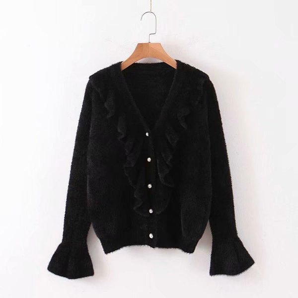 women's blouses & shirts xq8-65-9531 european and american fashion leaf edge pearl button cardigan sweater1, White
women's blouses & shirts xq8-65-9531 european and american fashion leaf edge pearl button cardigan sweater1, White