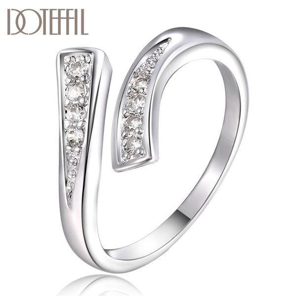 cluster rings doteffil 925 sterling silver zircon opening ring for women fashion wedding engagement party charm jewelry, Golden;silver
cluster rings doteffil 925 sterling silver zircon opening ring for women fashion wedding engagement party charm jewelry, Golden;silver