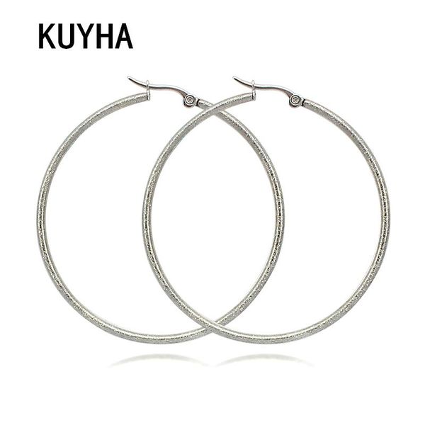 hoop & huggie european and american earrings minimalist geometric circle modern silver color jewelry female male, Golden;silver
hoop & huggie european and american earrings minimalist geometric circle modern silver color jewelry female male, Golden;silver