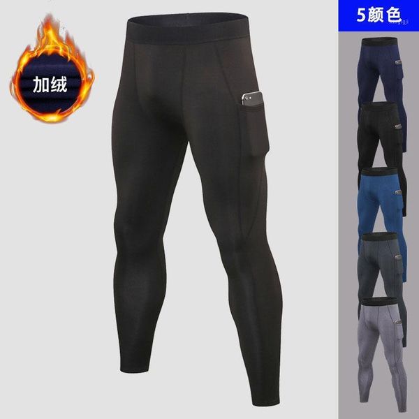running pants velvet sport leggings for men training workout compression with side pocket jogging quick dry cycling gym clothing1, Black;blue
running pants velvet sport leggings for men training workout compression with side pocket jogging quick dry cycling gym clothing1, Black;blue