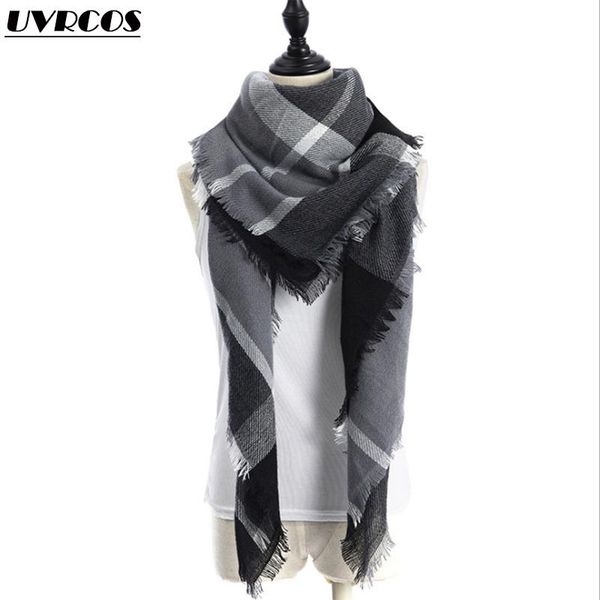 scarves 2021 winter fashion warm lady colorful plaid shawl scarf cashmere knit wrap breast leisure anti-e color matching, Blue;gray
scarves 2021 winter fashion warm lady colorful plaid shawl scarf cashmere knit wrap breast leisure anti-e color matching, Blue;gray