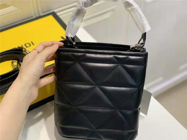 milan desginer mini new bucket black soft leather steel hardware lattice pattern print baguette one more strap fashon shoulder bag 1
milan desginer mini new bucket black soft leather steel hardware lattice pattern print baguette one more strap fashon shoulder bag 1
