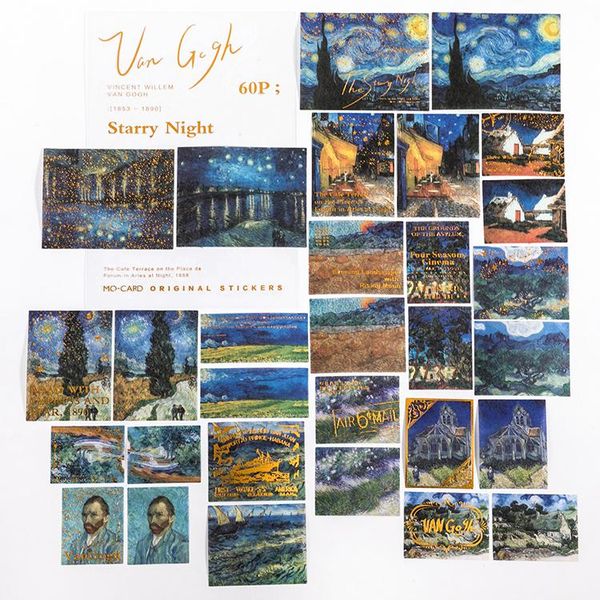 60 pcs lot van gogh bronzing stickers set impression gallery series planner sticker aestheti scrapbooking decorative diary album wmtcbh
60 pcs lot van gogh bronzing stickers set impression gallery series planner sticker aestheti scrapbooking decorative diary album wmtcbh