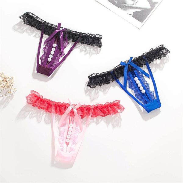 panties thongs lace bow with pearl breathable briefs women's underwear for female girls knickers lingerie sleepwear, Black;pink
panties thongs lace bow with pearl breathable briefs women's underwear for female girls knickers lingerie sleepwear, Black;pink