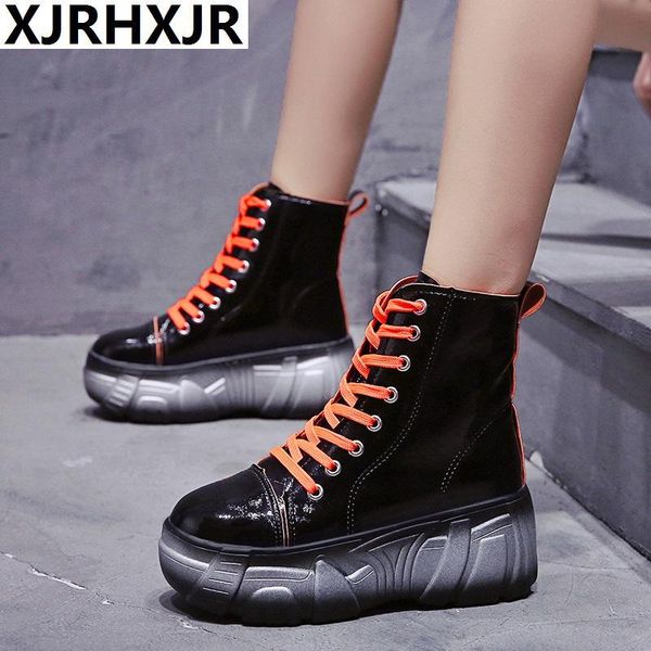 ins british thick bottom boots women lace up handsome boots woman platform ankle warm winter women sneakers 10cm heels, Black
ins british thick bottom boots women lace up handsome boots woman platform ankle warm winter women sneakers 10cm heels, Black