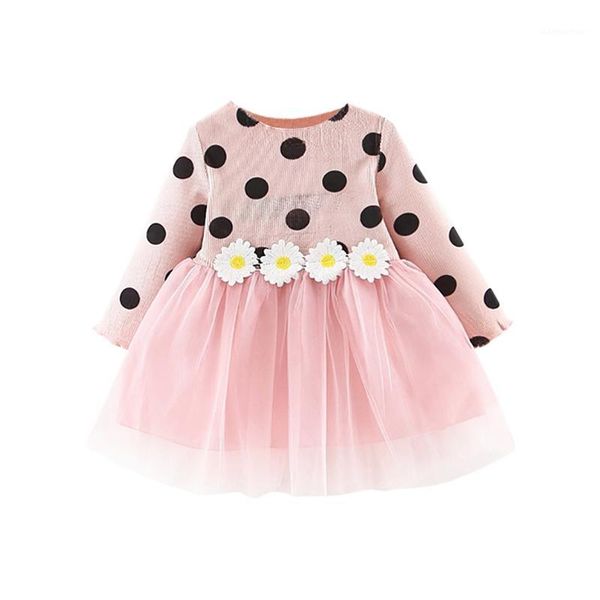 autumn baby dress long sleeve infant dress toddler girls princess dresses polka dot daisy baby girls fashion clothing 0-3t1, Red;yellow
autumn baby dress long sleeve infant dress toddler girls princess dresses polka dot daisy baby girls fashion clothing 0-3t1, Red;yellow