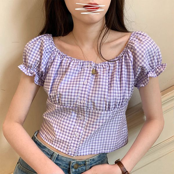 2021 new 3 color femme womens off the s summer korean style short sleeve female plaid shirt chiffon blouses (x1385) nxx5, White
2021 new 3 color femme womens off the s summer korean style short sleeve female plaid shirt chiffon blouses (x1385) nxx5, White