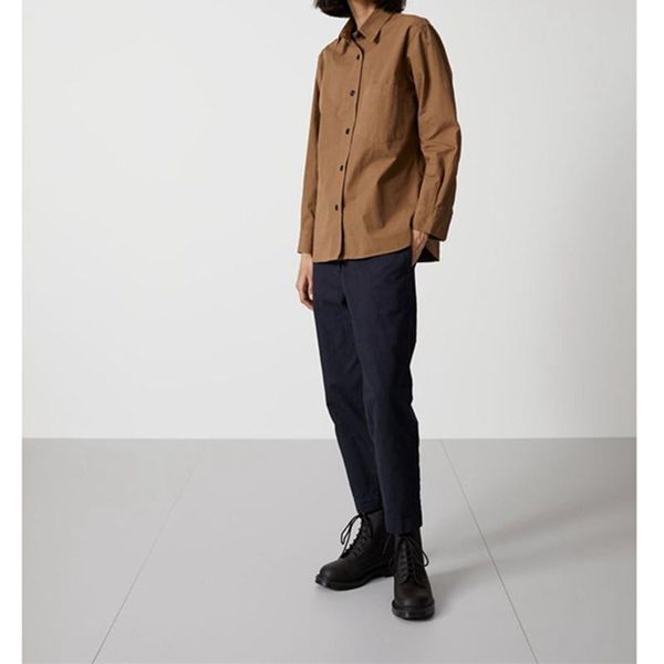 100% cotton women blouse simple lady long sleeve shirt female single-breasted blouses and shirts with single pocket, White
100% cotton women blouse simple lady long sleeve shirt female single-breasted blouses and shirts with single pocket, White